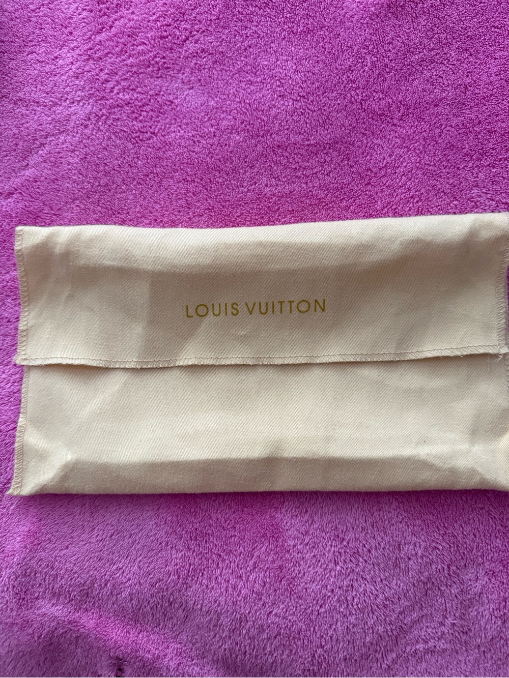 Louis Vuitton Beige Dust Cover Pouch